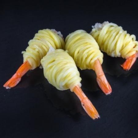 Crevette en cocon de pomme de terre 'potato shrimp'